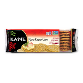 Black Sesame and Soy Sauce Rice Crackers